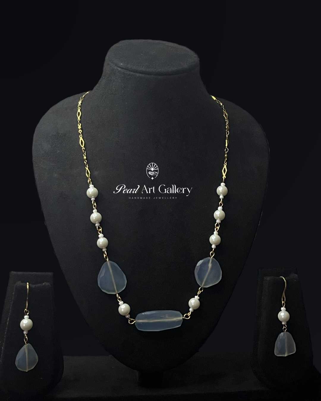 Luxe Gems Matinee (Light Blue Onyx) | Pearl Art Gallery